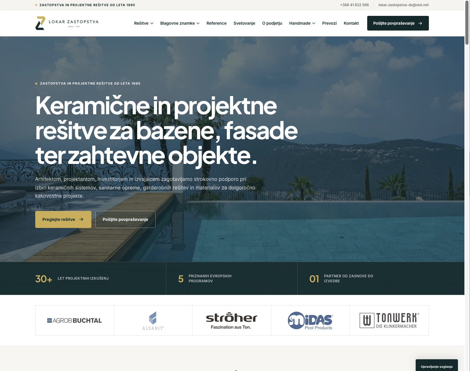 Prenovljena spletna stran Lokar zastopstva